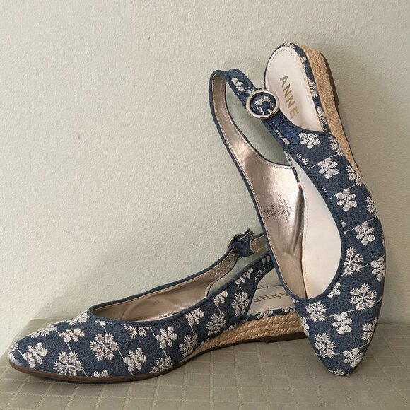 Anne Klein Marta Slingback Espadrilles - Low Heel - Siz… - Picture 2 of 9